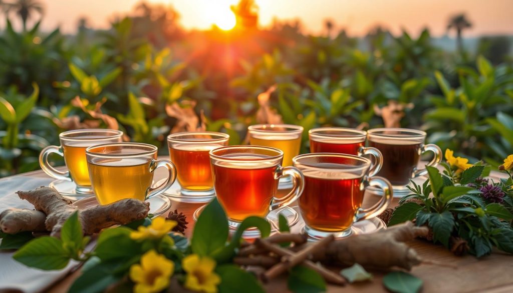 Herbal teas for improved circulation